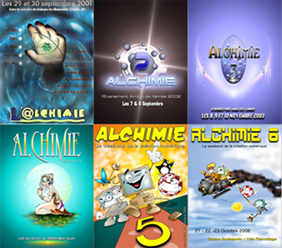 [Affiches Alchimie 1 à 6]