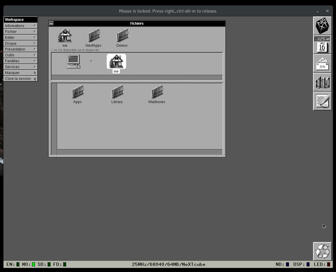 OpenStep dans Previous